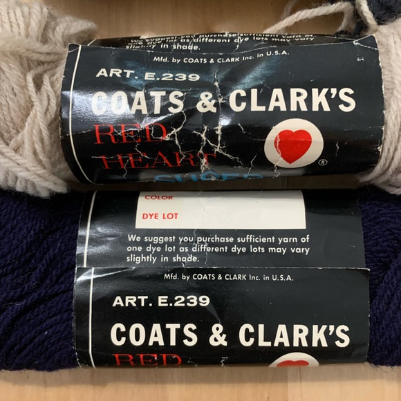 Coats & Clark’s Red Heart Super Fingering Virgin Wool Bundle - Picture 6 of 6